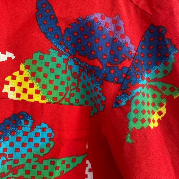 Vintage 80’s Psychedelic Rave Hawaiian Shirt - Picture 2 of 4